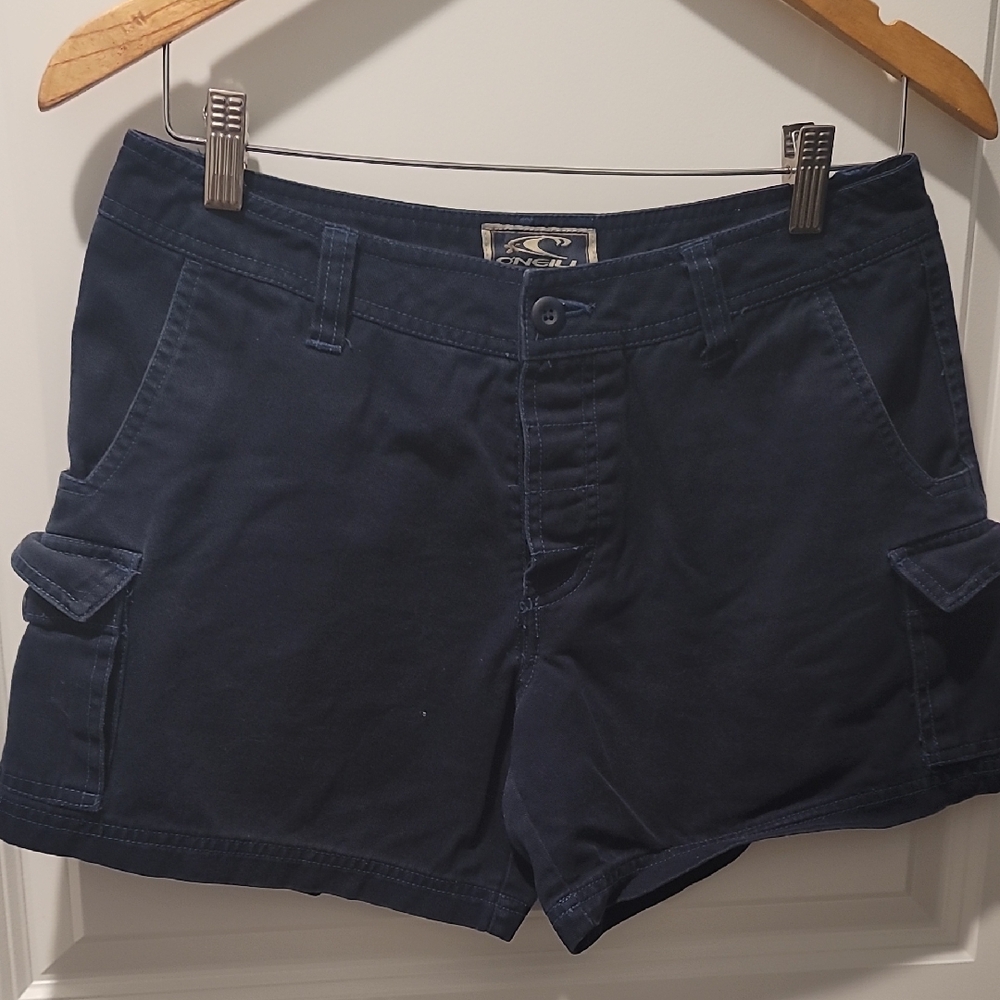 O'Neill Women's Dark Blue Cargo Shorts